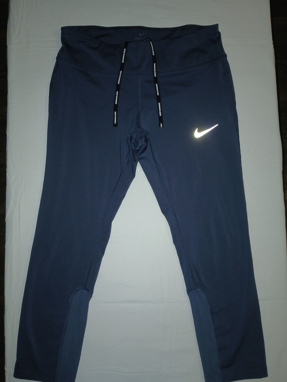 Nike Womens Grey Athletic Gym Running Workout Leggings